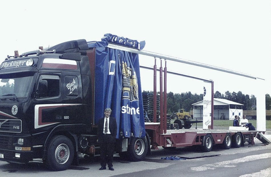 2000 – Andrä Fluckinger med lastbil